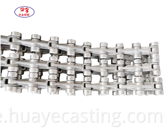 Precision Cast Link Chain In Heat Treatment Furnace And Industrial Furnace4